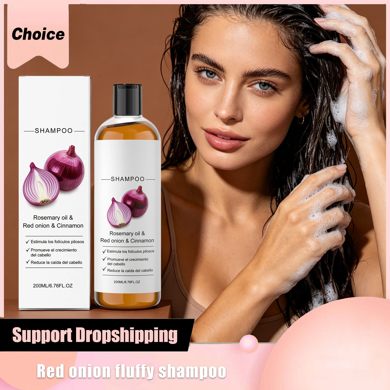 Red Onion Hair Growth Shampoo Deep Cleasing Strengthening Hair Follicle Volumizing Hairs Nourishing Scalp Rosemary Oil Shampoo
Red Onion Hair Growth Shampoo Deep Cleasing Strengthening Hair Follicle Volumizing Hairs Nourishing Scalp Rosemary Oil Shampoo