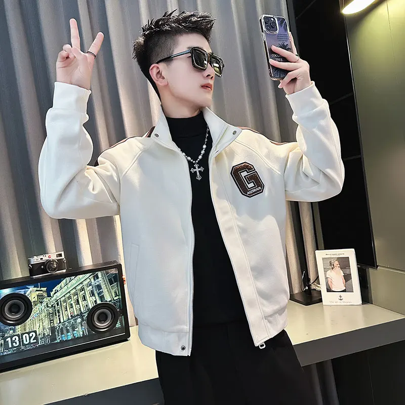 Spring 2024 Men's XS Size Casual Jaet ort Sle Youth Faion Thiened Autumn Winter Outerwear for Small Stature
Spring 2024 Men's XS Size Casual Jaet ort Sle Youth Faion Thiened Autumn Winter Outerwear for Small Stature