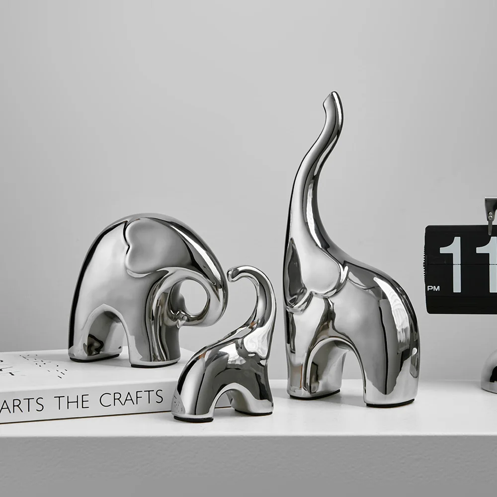 Creative Ceramic Elephant Sculpture Modern Home Living Room Decoration Desk Accessories Kawaii Room Decor Miniatures Statue Gift
Creative Ceramic Elephant Sculpture Modern Home Living Room Decoration Desk Accessories Kawaii Room Decor Miniatures Statue Gift