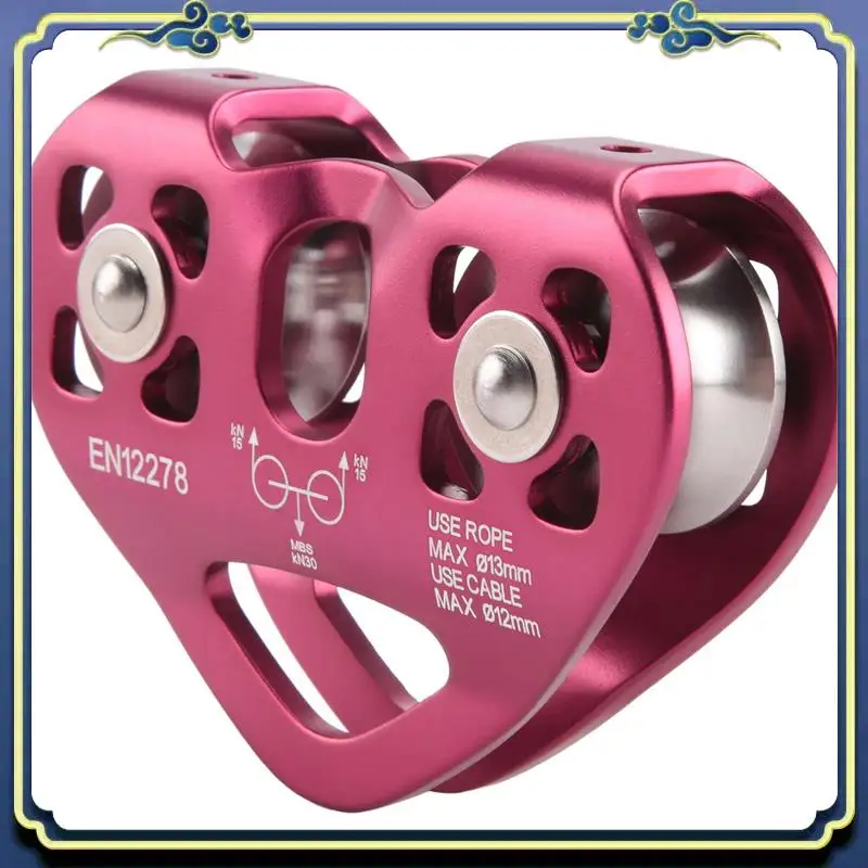 Latest Outdoor Climbing Pulley Biaxial Transport Steel Cable Expand Heart-Shaped Double Pulley
Latest Outdoor Climbing Pulley Biaxial Transport Steel Cable Expand Heart-Shaped Double Pulley