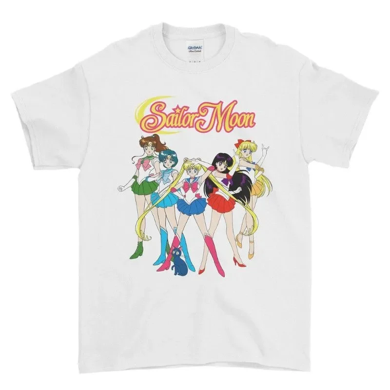 Sailor Moon Summer Fashion Cartoon Cute Kawaii Harajuku Style Sailor Moon Cotton Adult and Child T-shirt
Sailor Moon Summer Fashion Cartoon Cute Kawaii Harajuku Style Sailor Moon Cotton Adult and Child T-shirt