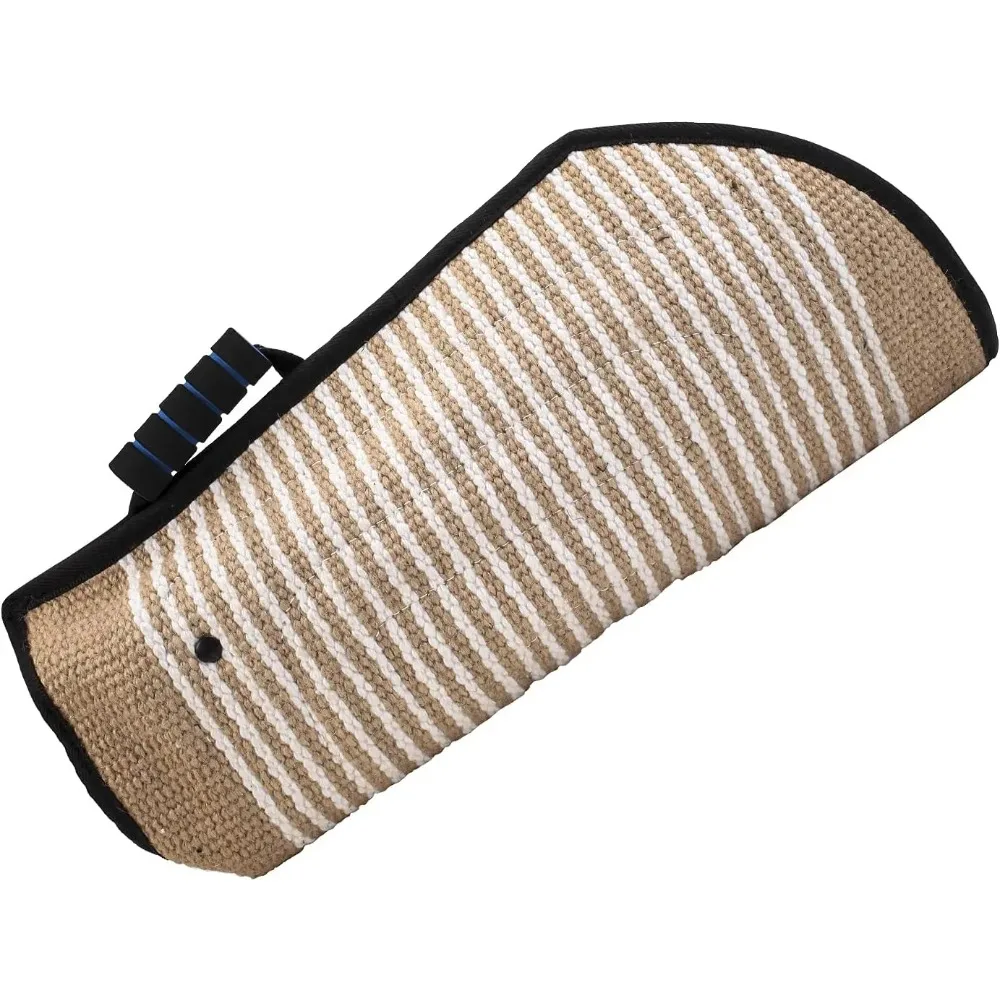 Dog Bite Sleeve Jute Training Equipment Fit Pit Bull German Shepherd K9 Safe Padded Biting Playing Tugging Toy for Either Arm
Dog Bite Sleeve Jute Training Equipment Fit Pit Bull German Shepherd K9 Safe Padded Biting Playing Tugging Toy for Either Arm
