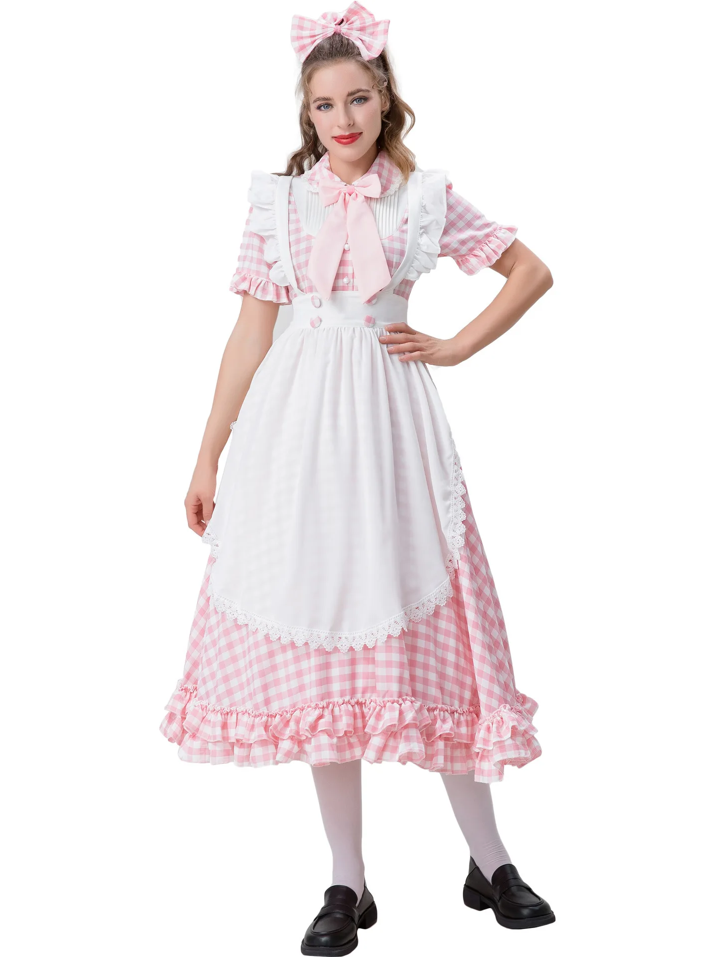 SXL Anime Character Role-playing Maid Costume Women's Servant Outfit Halloween Costume Traditional Chinese Ethnic Stage Wear
SXL Anime Character Role-playing Maid Costume Women's Servant Outfit Halloween Costume Traditional Chinese Ethnic Stage Wear
