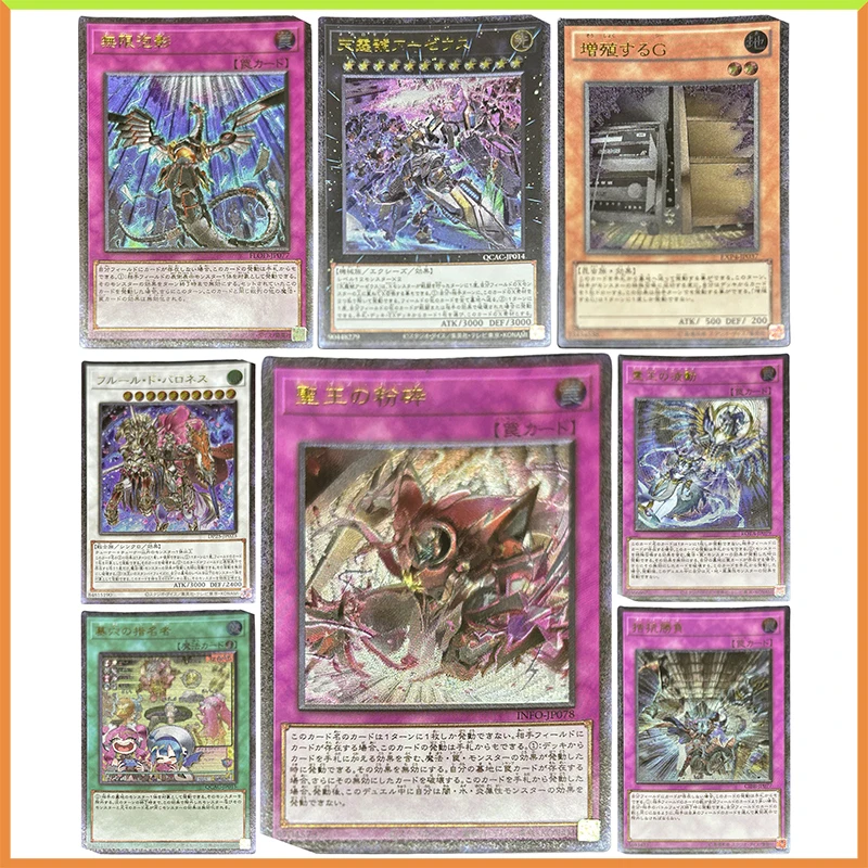 Anime Yu-Gi-Oh DIY ACG UTR Collectible Card Infinite Impermanence Baronne de Fleur Evenly Matched Toys for boys Birthday Gift
Anime Yu-Gi-Oh DIY ACG UTR Collectible Card Infinite Impermanence Baronne de Fleur Evenly Matched Toys for boys Birthday Gift