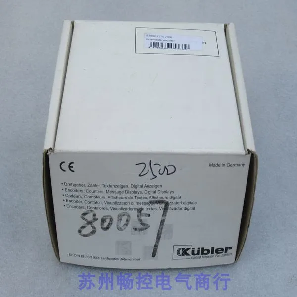 * Точечная Продажа * 8.5802.1275.2500 новый немецкий кодировщик Kubler-это в наличии.
* Точечная Продажа * 8.5802.1275.2500 новый немецкий кодировщик Kubler-это в наличии.