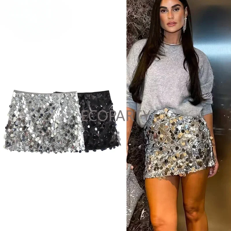 2025 Sequin Mini Skirt Women Luxury High Waist Skirts for Woman Fashion Summer Women's Skirt Streetwear Glitter Short Skirt
2025 Sequin Mini Skirt Women Luxury High Waist Skirts for Woman Fashion Summer Women's Skirt Streetwear Glitter Short Skirt