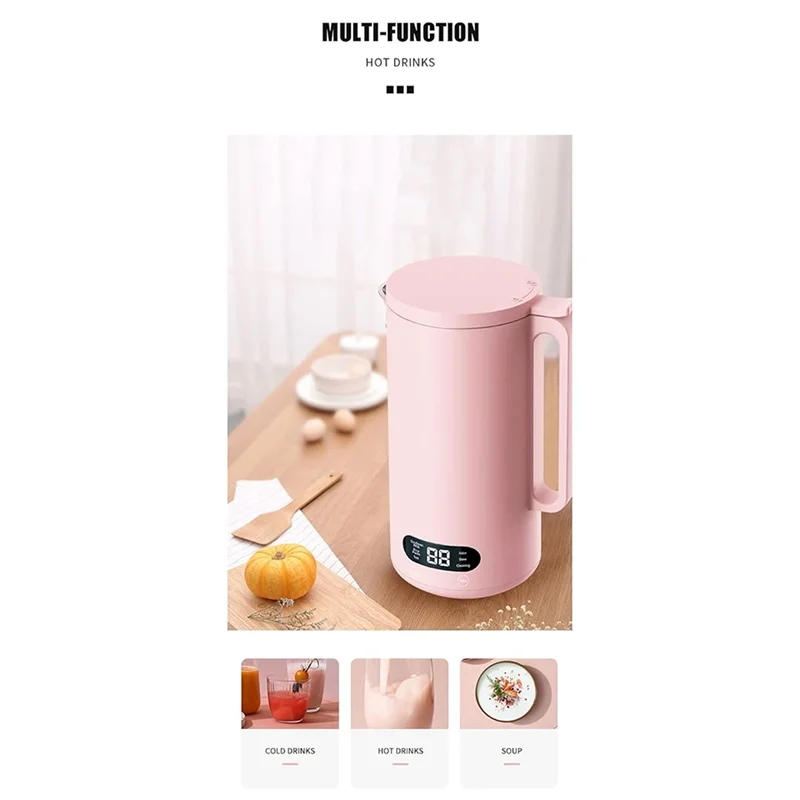 ABVT-Mini Electric Soymilk Maker Automatic Soymilk Maker Juicer Rice Paste Maker Food Blender 120V 350Ml US Plug
ABVT-Mini Electric Soymilk Maker Automatic Soymilk Maker Juicer Rice Paste Maker Food Blender 120V 350Ml US Plug