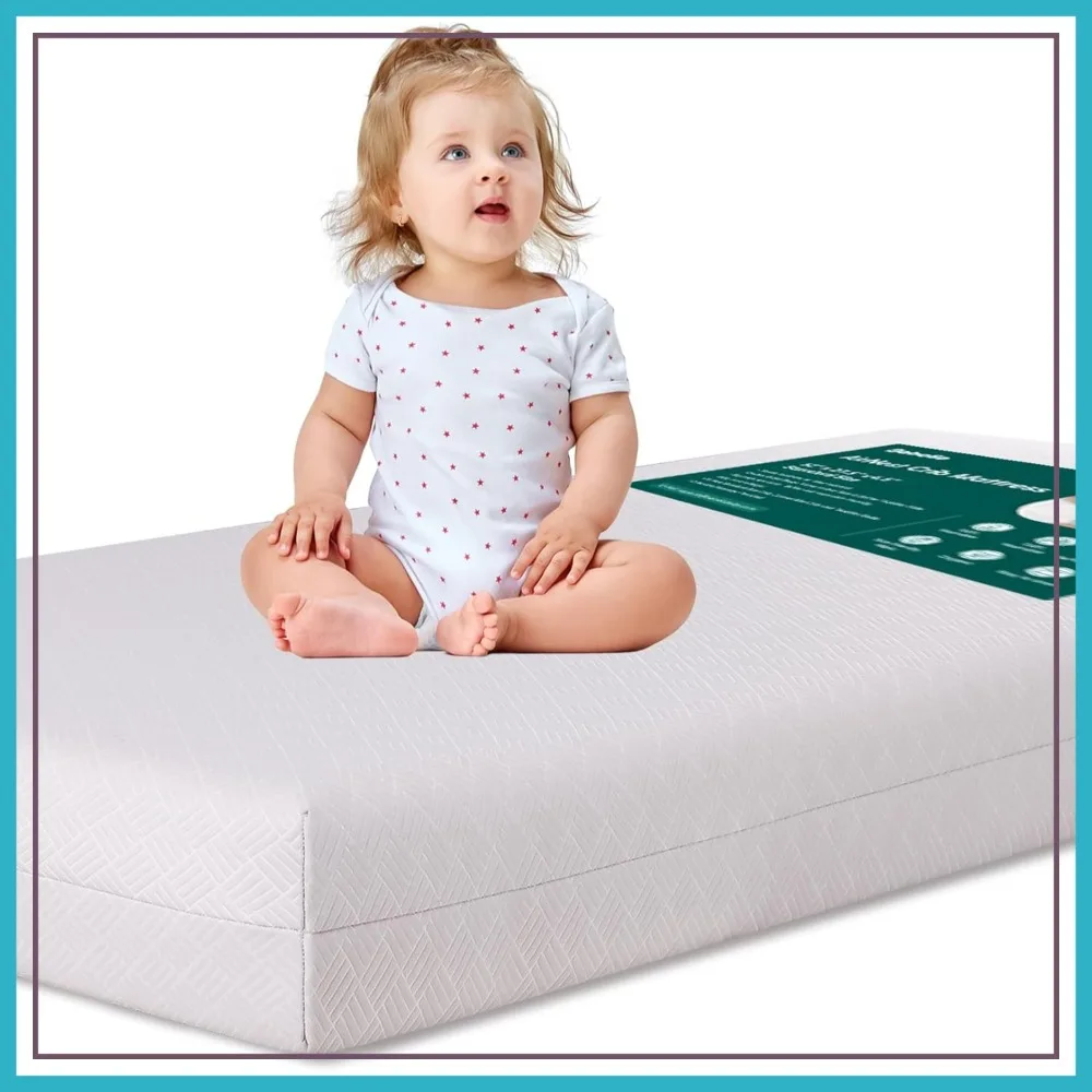 Dual-Sided Memory Foam Crib Mattress, Standard Size, Removable Waterproof Cover, CertiPUR-US Certified
Dual-Sided Memory Foam Crib Mattress, Standard Size, Removable Waterproof Cover, CertiPUR-US Certified