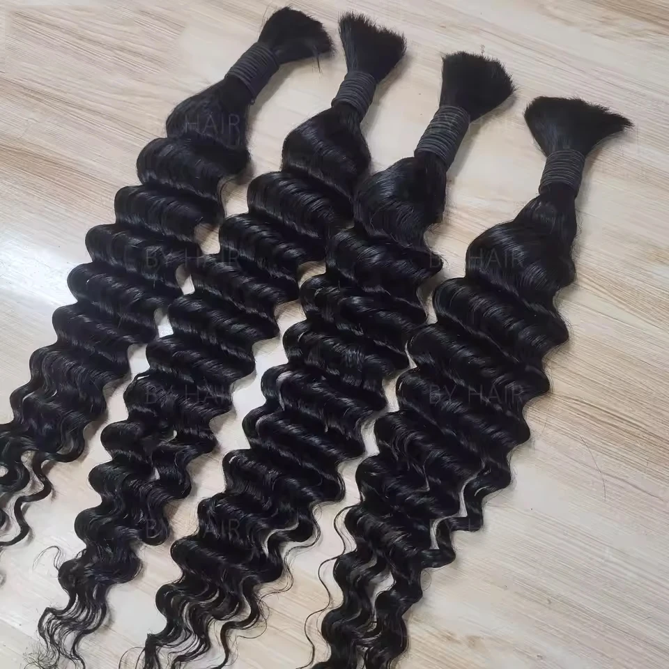 Deep Wave Bulk Invisible Braiding Hair Flawless Human Hair Effortless Curly Wavy Hair Bulk 2 Bundles 1 Pack for Any Braids
Deep Wave Bulk Invisible Braiding Hair Flawless Human Hair Effortless Curly Wavy Hair Bulk 2 Bundles 1 Pack for Any Braids