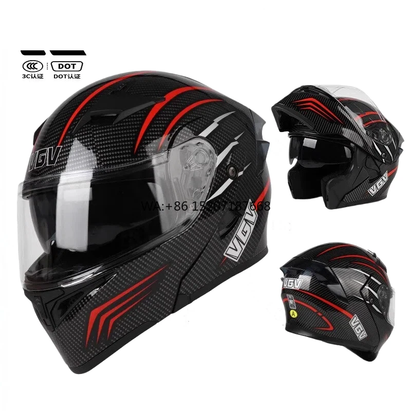 Vgv-91 Aerodynamic Flip Cfd-Optimized Shell for Stable Riding