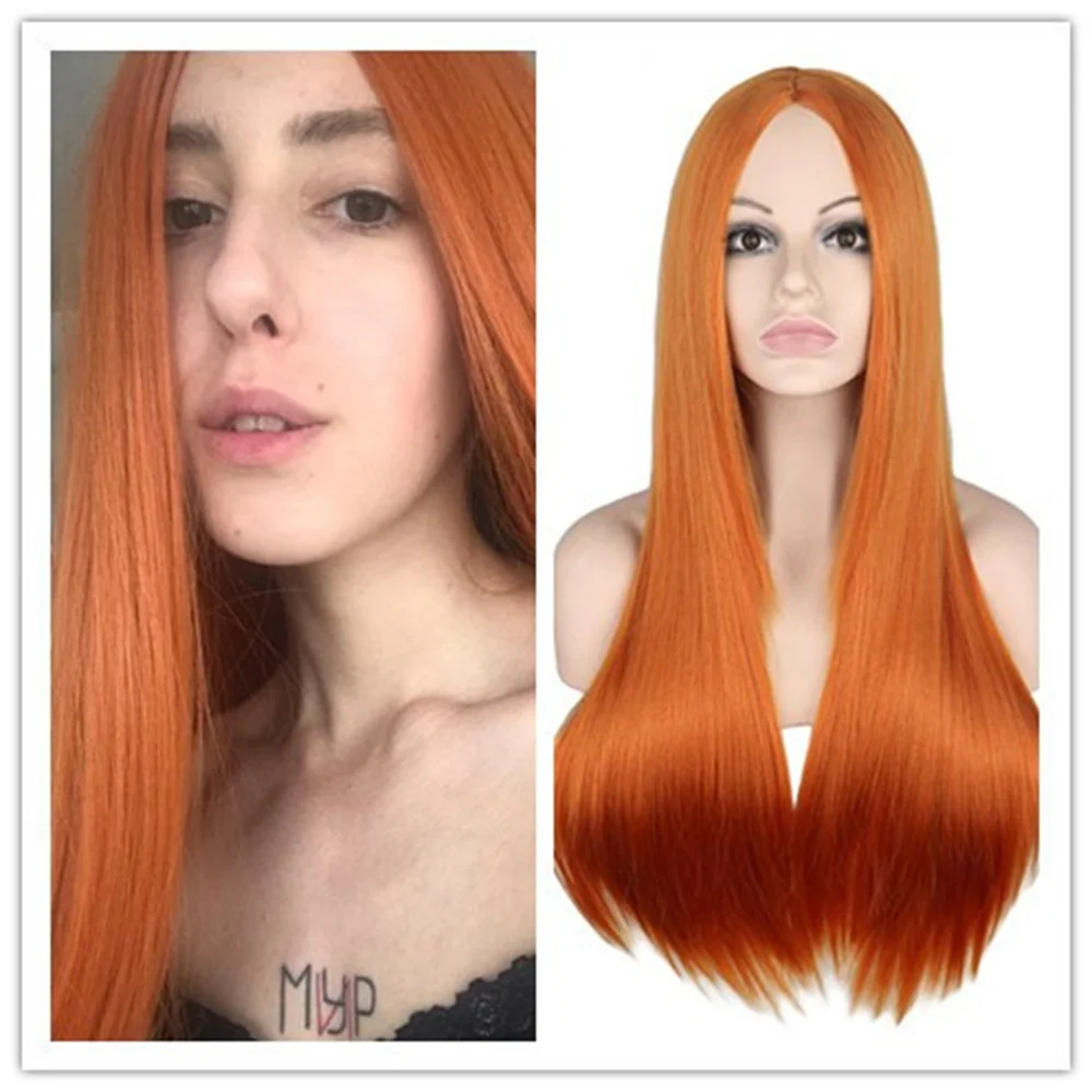 Long Orange Wigs for Women Long Straight Natural Hairline Wigs Heat Resistant Synthetic Wigs Cosplay Orange Makeup Drag Queen
Long Orange Wigs for Women Long Straight Natural Hairline Wigs Heat Resistant Synthetic Wigs Cosplay Orange Makeup Drag Queen