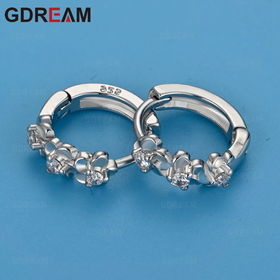 GDREAM 925 Sterling Silver Flower Earrings Temperament Women Christmas Gift Jewelry
GDREAM 925 Sterling Silver Flower Earrings Temperament Women Christmas Gift Jewelry