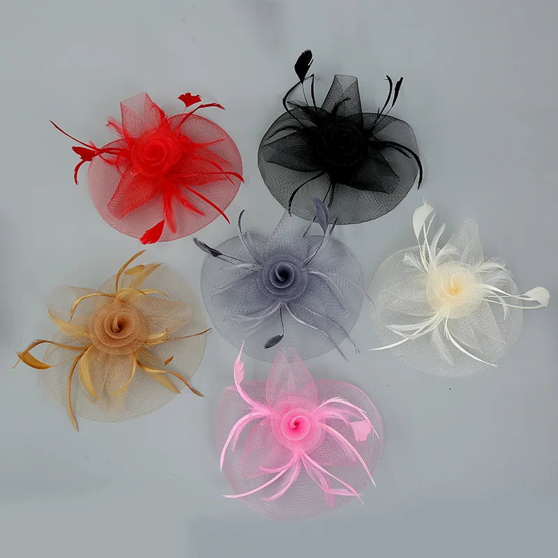 British Style Bride Hat Mesh Feather Hair Clip Wholesale Hair Accessories Formal Top Hat
British Style Bride Hat Mesh Feather Hair Clip Wholesale Hair Accessories Formal Top Hat