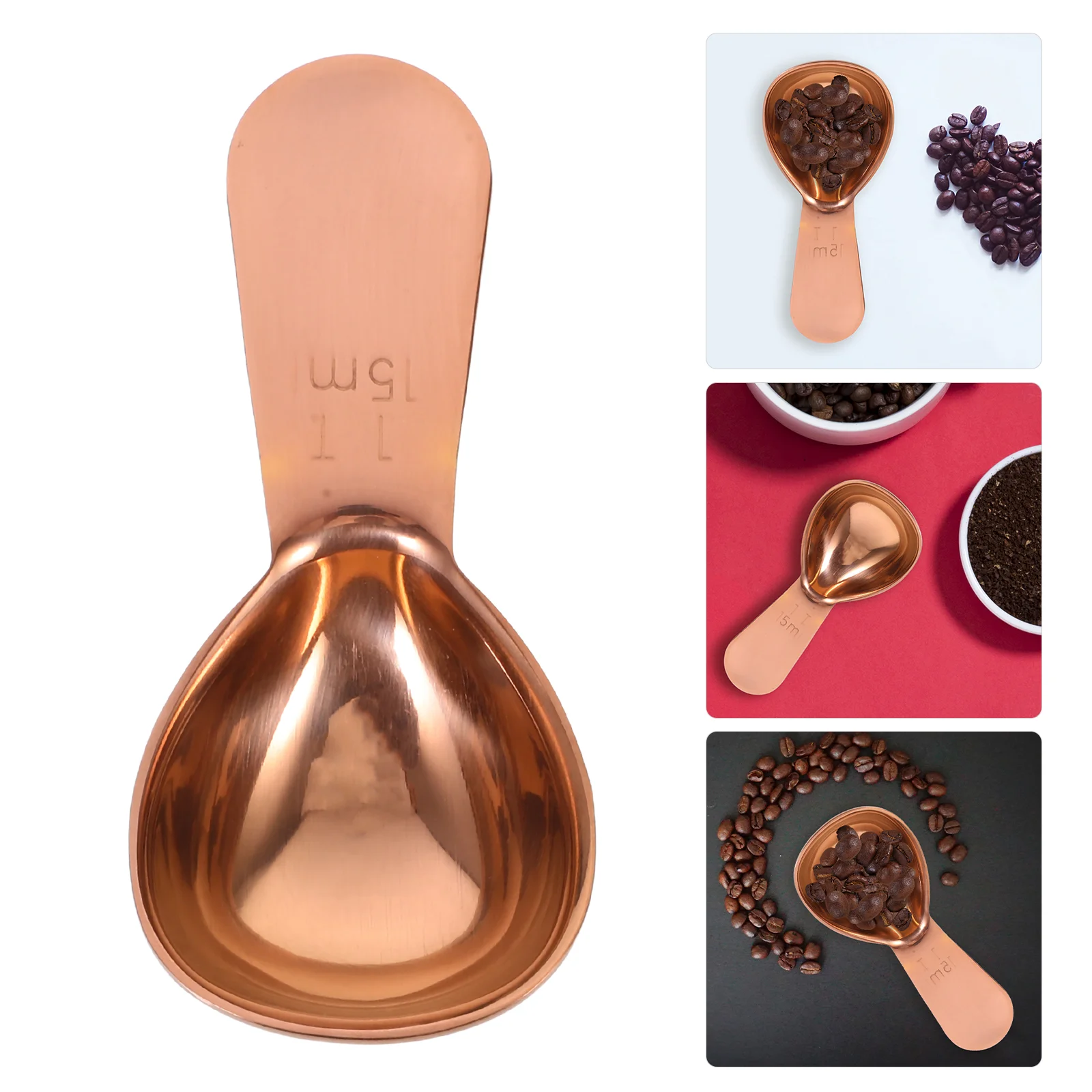 Coffee Measuring Spoon Stainless Tools Stackable Kitchen Utensils Gold Color Short Handle Multifunctional
Coffee Measuring Spoon Stainless Tools Stackable Kitchen Utensils Gold Color Short Handle Multifunctional