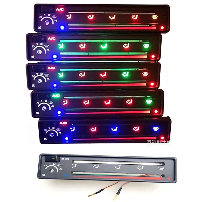 Retrofit LED lights Air AC Heater Panel Climate Control Assy for VW SANTANA
Retrofit LED lights Air AC Heater Panel Climate Control Assy for VW SANTANA