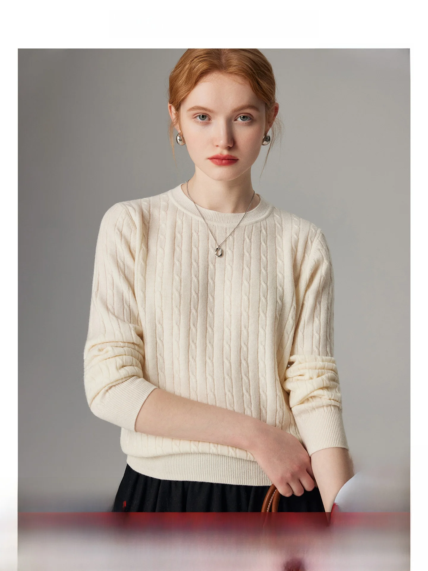 Beautiful 00% Wool Women's round Ne Knitwear Winter Lazy High-End Color Versatile Base Layer Sweater Comfortable Fit
Beautiful 00% Wool Women's round Ne Knitwear Winter Lazy High-End Color Versatile Base Layer Sweater Comfortable Fit