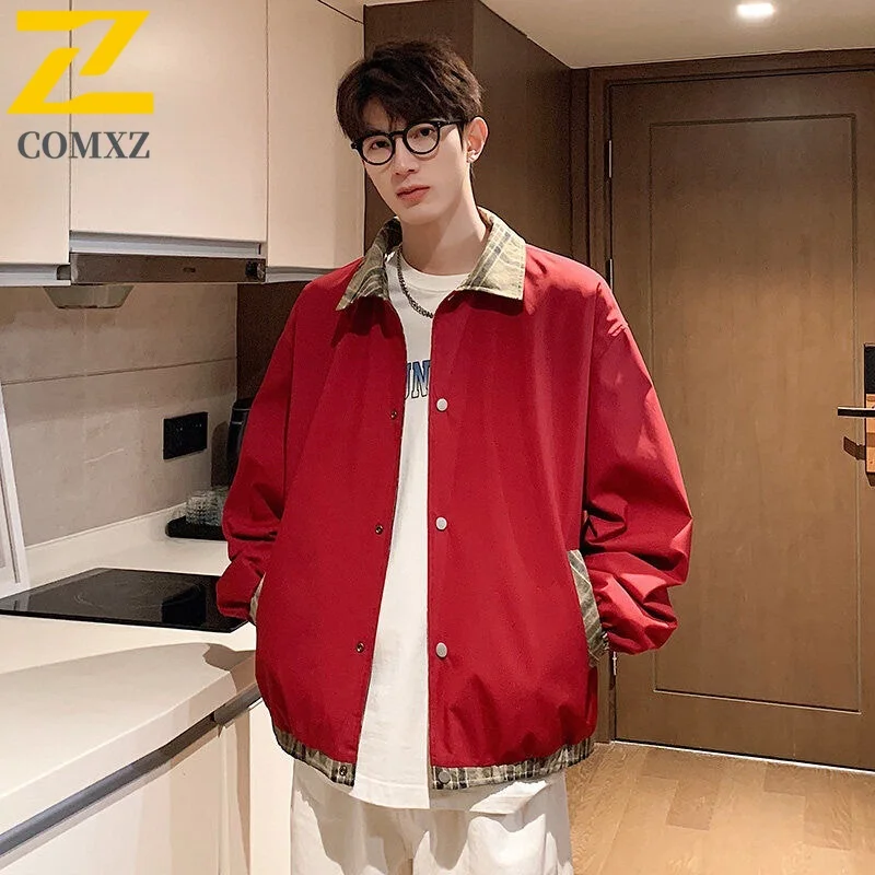 COMXZ модная куртка 2025, новая свободная легкая ветрозащитная куртка для путешествий, пешего туризма и отдыха, мужская одежда для отдыха, куртки
COMXZ модная куртка 2025, новая свободная легкая ветрозащитная куртка для путешествий, пешего туризма и отдыха, мужская одежда для отдыха, куртки