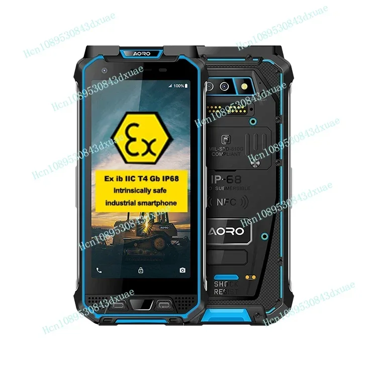 Intrinsically Safe Android Phone 5.7inch Portable UHF RFID Reader Barcode Scanner Ex Phone Rugged Smartphone ATEX Mobile Phones
Intrinsically Safe Android Phone 5.7inch Portable UHF RFID Reader Barcode Scanner Ex Phone Rugged Smartphone ATEX Mobile Phones