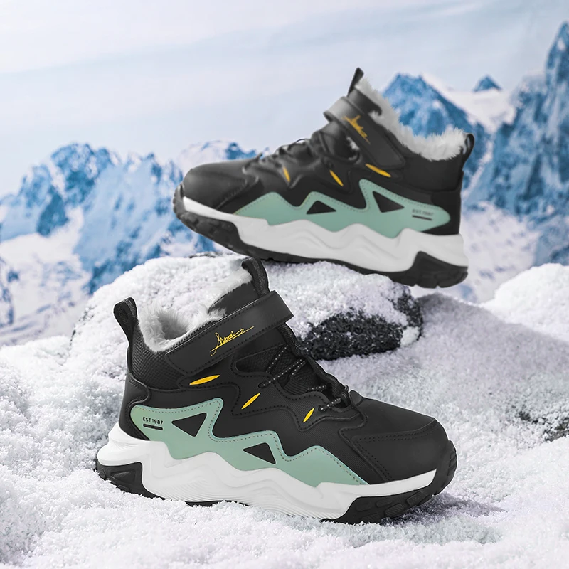 Детская спортивная обувь, зимние непрерывно сохраняющие тепло, износостойкие, противоскользящие, амортизирующие, хлопковые кроссовки на плоской подошве для детей
Детская спортивная обувь, зимние непрерывно сохраняющие тепло, износостойкие, противоскользящие, амортизирующие, хлопковые кроссовки на плоской подошве для детей