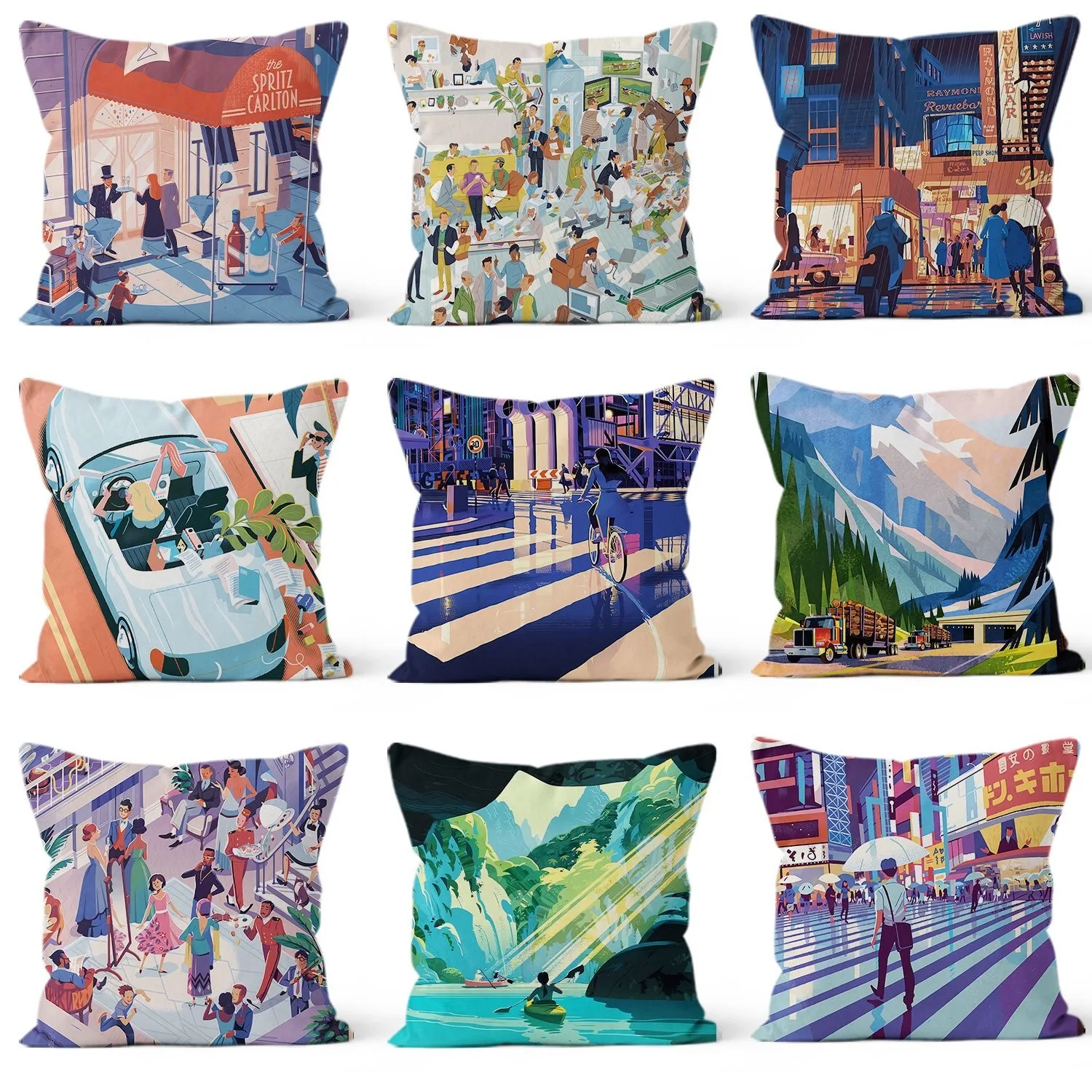 Future Retro Style Pillow Cover Home Removable and Washable Cushion Cover Office Nap Special Pillow Pillow
Future Retro Style Pillow Cover Home Removable and Washable Cushion Cover Office Nap Special Pillow Pillow