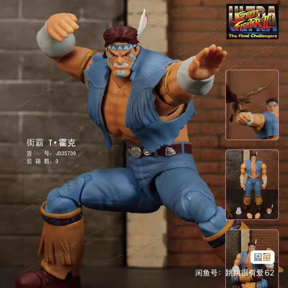 In Stock Authentic, Jada Toys Street Fighter II Scale T Hawk 6-Inch Articulated Action Figure Figure Collectible Gift
In Stock Authentic, Jada Toys Street Fighter II Scale T Hawk 6-Inch Articulated Action Figure Figure Collectible Gift