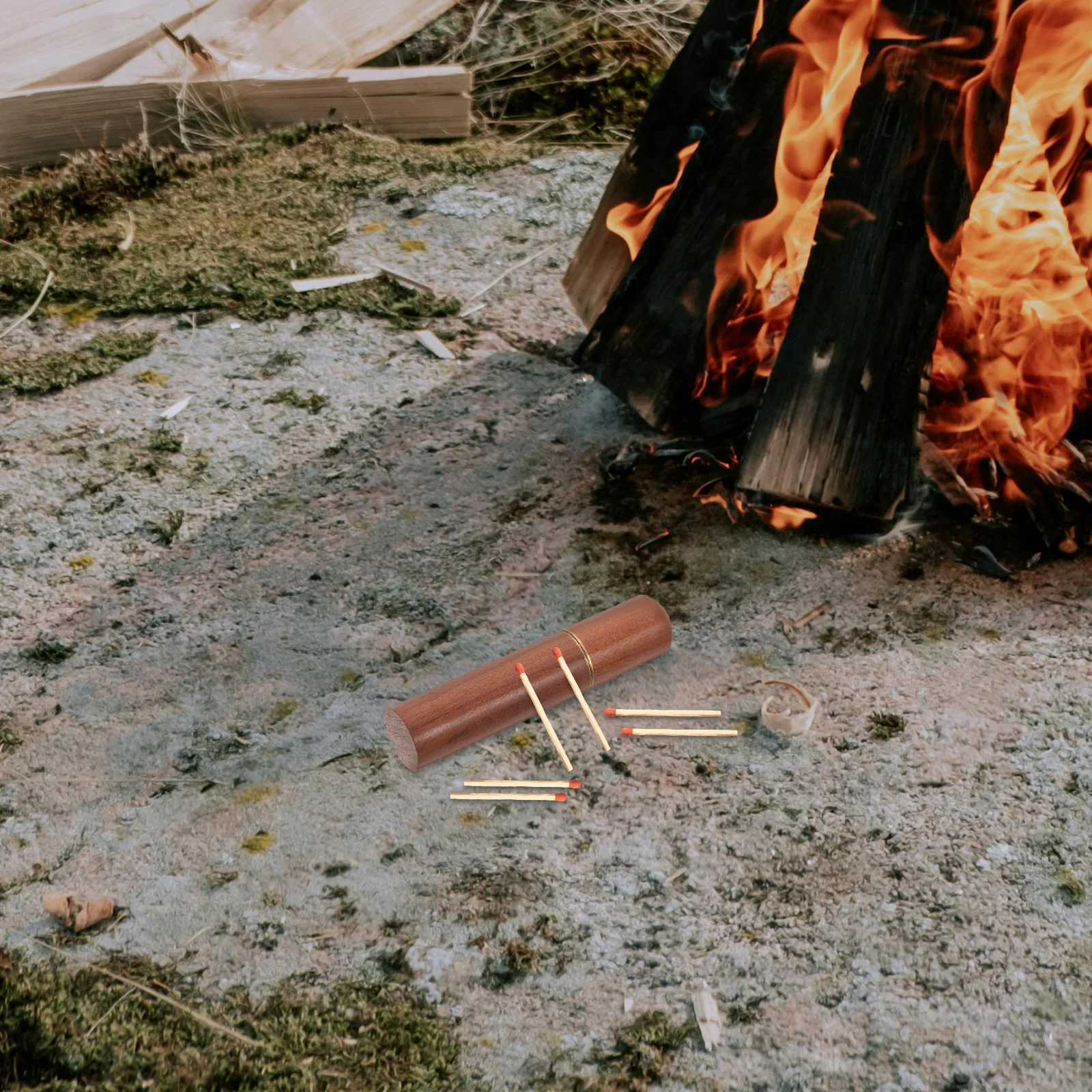 Outdoor Storage Tube Small Wood Match Container Waterproof For Camping Survival Gear Vintage Style Match Holder Organizer
Outdoor Storage Tube Small Wood Match Container Waterproof For Camping Survival Gear Vintage Style Match Holder Organizer