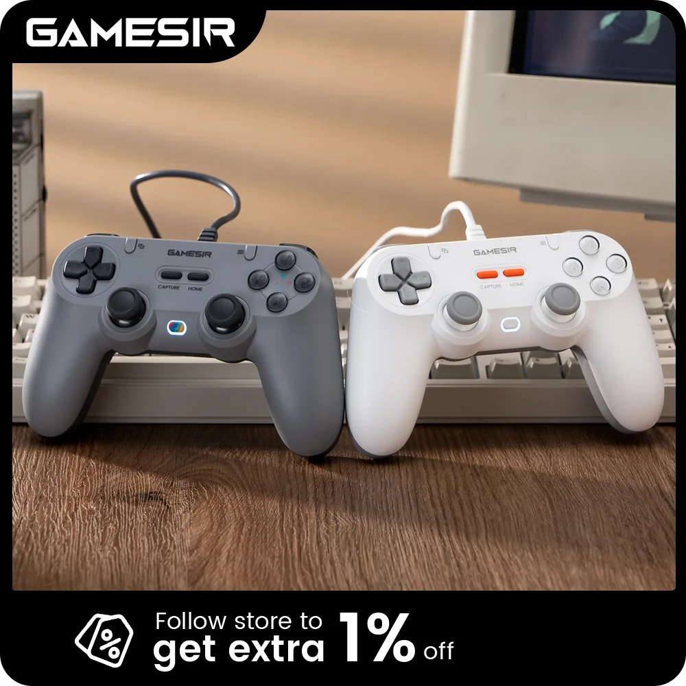 GameSir Tegenaria Lite Wired Switch Controller, Near-Zero Latency, Anti-Drift Joysticks, 2 Back Buttons for Nintendo Switch 2 PC
GameSir Tegenaria Lite Wired Switch Controller, Near-Zero Latency, Anti-Drift Joysticks, 2 Back Buttons for Nintendo Switch 2 PC