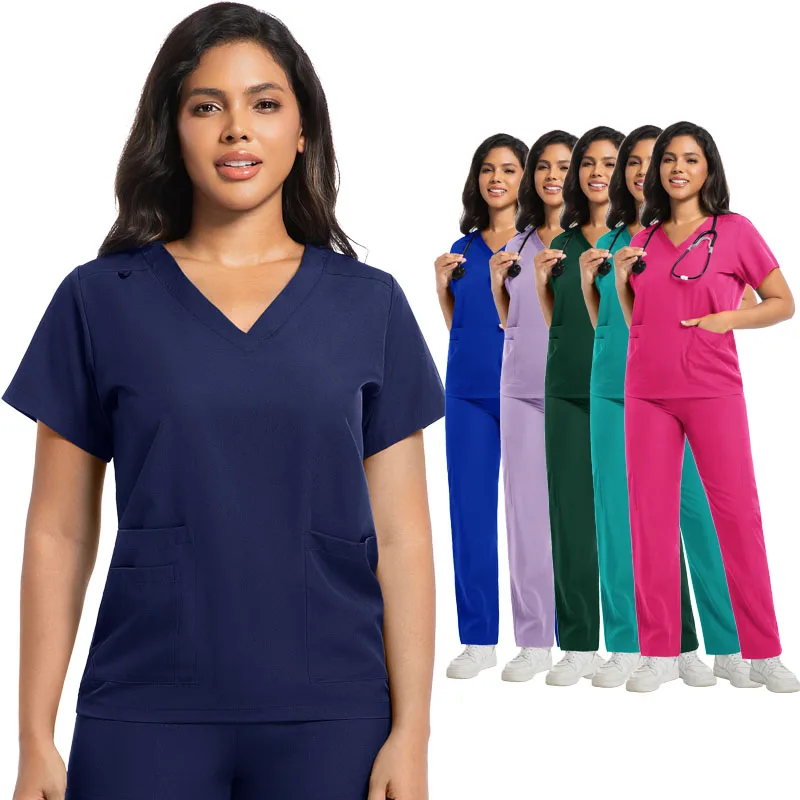High-quality Clinical Uniform Pharmacy Sanitary Dentist Workwear Medical Surgical Uniform Unisex Nursing Clothes Nurse Scrub Set
High-quality Clinical Uniform Pharmacy Sanitary Dentist Workwear Medical Surgical Uniform Unisex Nursing Clothes Nurse Scrub Set