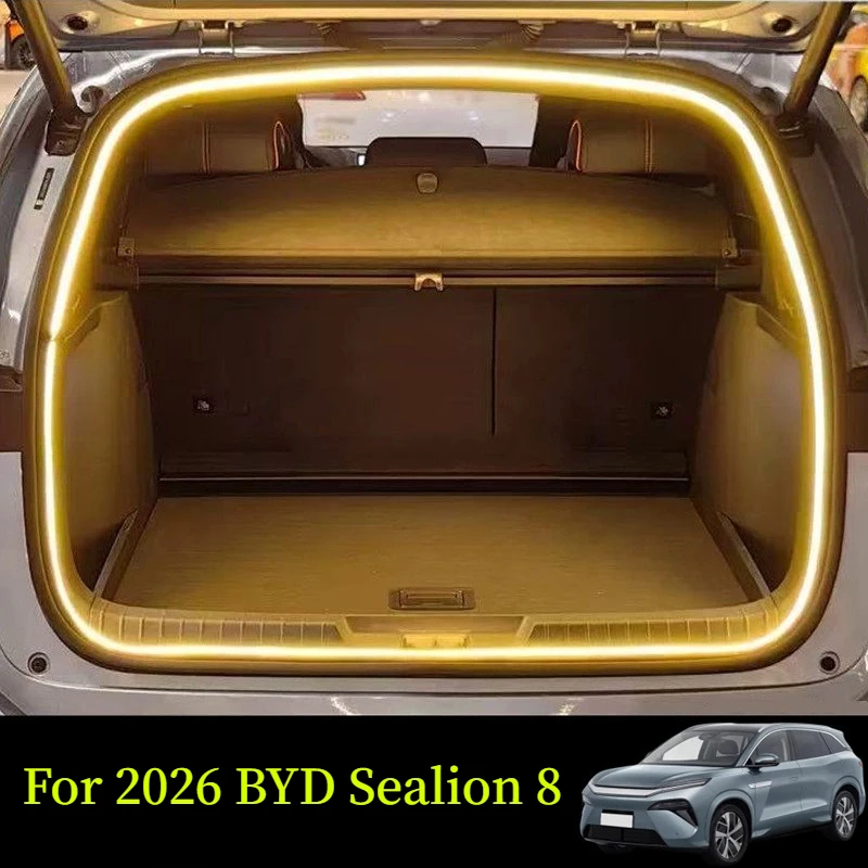 RHD For 2026 BYD Sealion 8 Trunk LED Ambient Light Strip Tailgate Camping Decorative Lamp Interior Modification Accessories
RHD For 2026 BYD Sealion 8 Trunk LED Ambient Light Strip Tailgate Camping Decorative Lamp Interior Modification Accessories