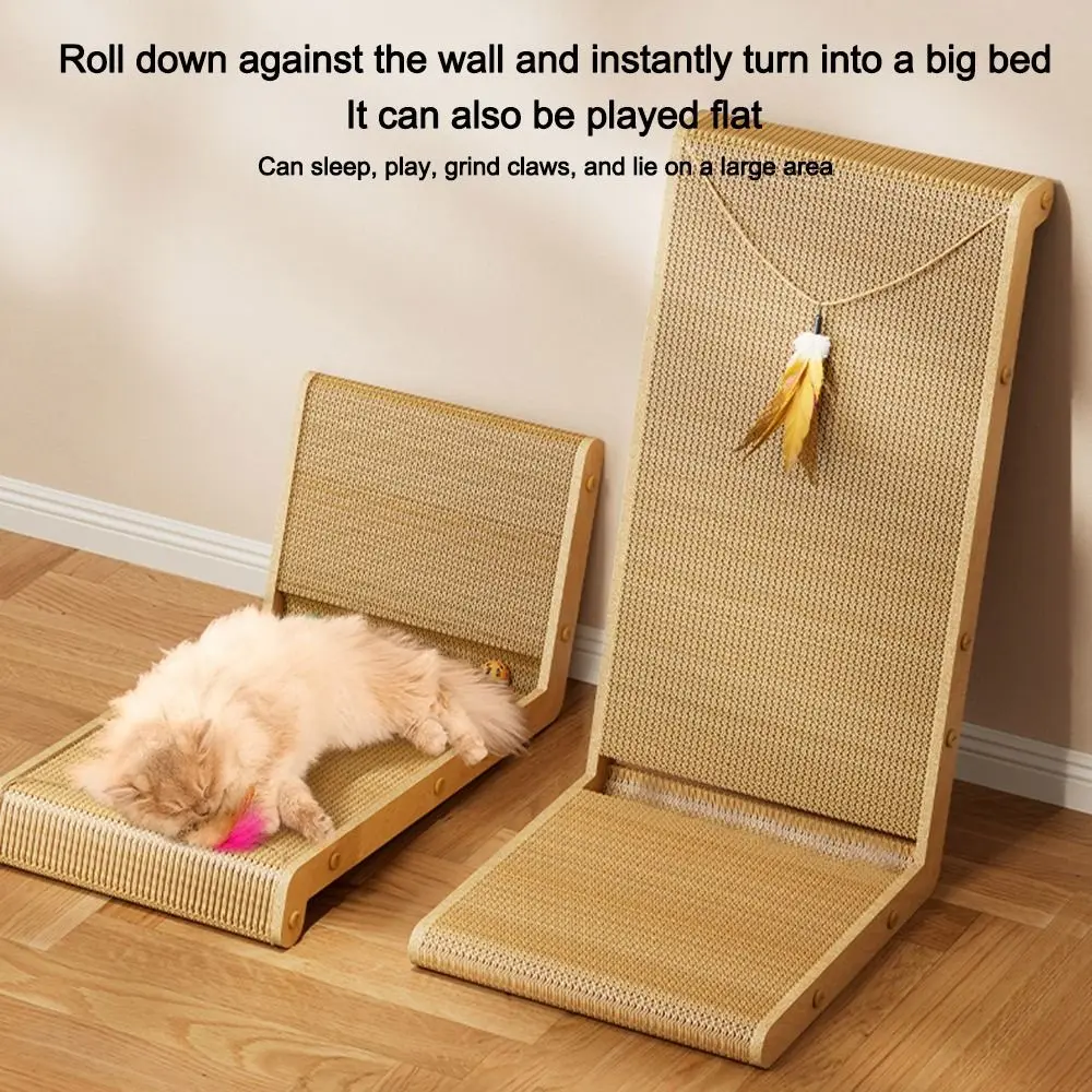 Funny L-shaped Pet Cat Scratching Board Wear-resistant Scratch-resistant Cat Grinding Claw Toys Cat Scratching Post Pet Cat
Funny L-shaped Pet Cat Scratching Board Wear-resistant Scratch-resistant Cat Grinding Claw Toys Cat Scratching Post Pet Cat