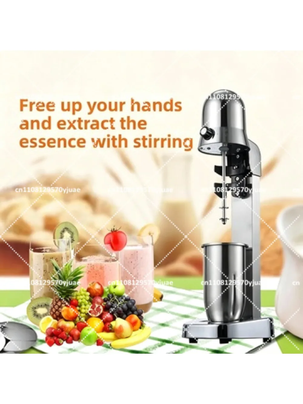 Stainless Steel Commercial Milkshake Machine Single Head Electric Milk Shake Blender for Smoothies
Stainless Steel Commercial Milkshake Machine Single Head Electric Milk Shake Blender for Smoothies