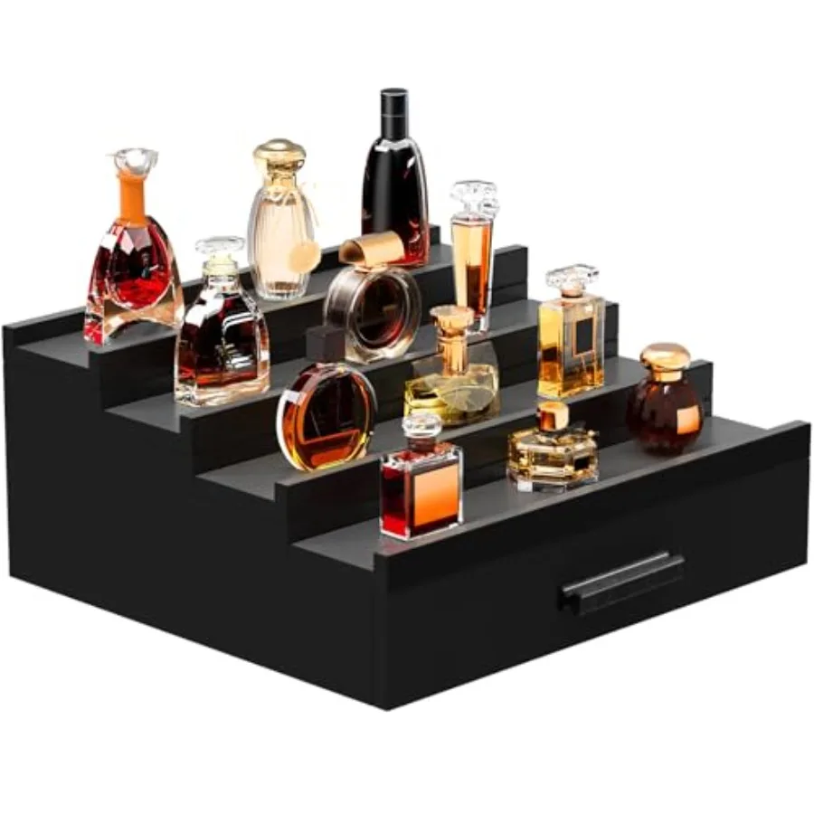 Wooden Cologne Organizer for Men 4 Tier of Perfume Display Holder of Drawer and 2 Hidden Compartments Larger Storage Space Mens
Wooden Cologne Organizer for Men 4 Tier of Perfume Display Holder of Drawer and 2 Hidden Compartments Larger Storage Space Mens