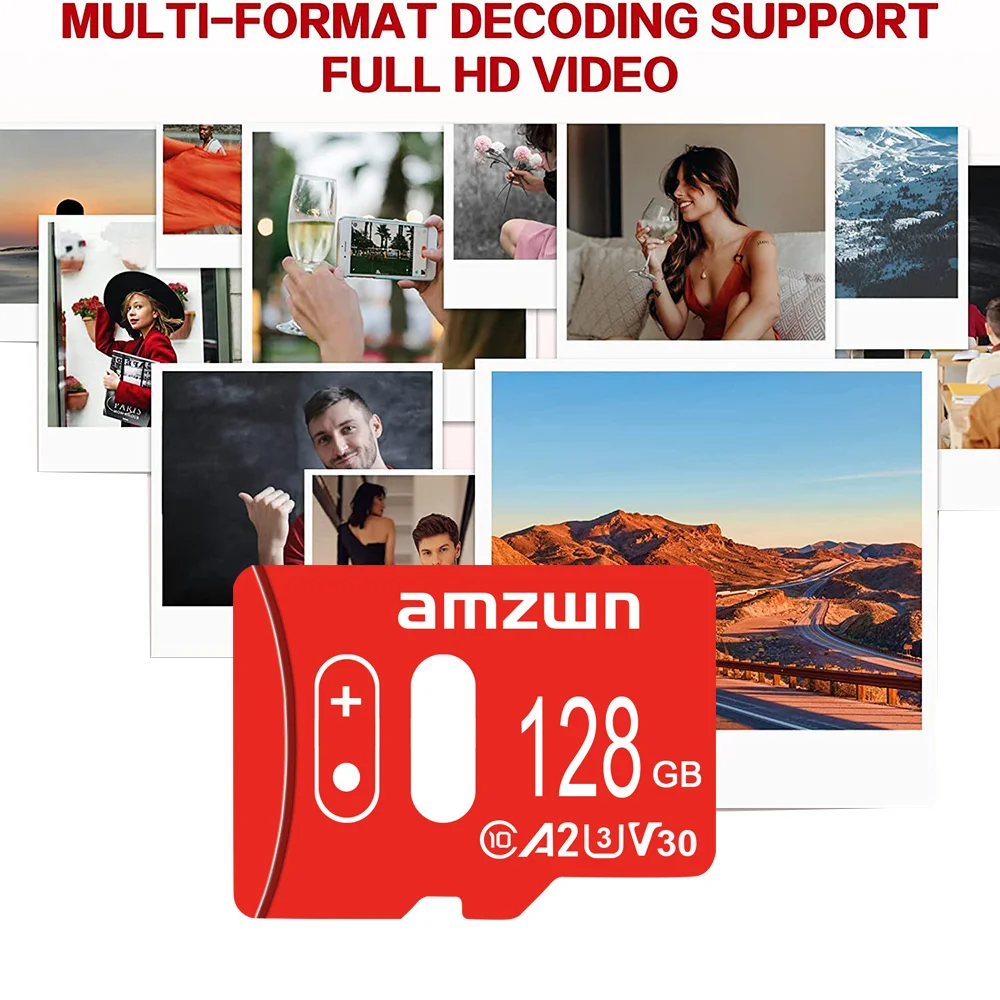 Class10 Memory Card C10 UHS-I TF/SD Cards Flash SD 64GB 128GB U3 A2 V30 Mini SD Card 32G Grade A2 Flash Card High Speed
Class10 Memory Card C10 UHS-I TF/SD Cards Flash SD 64GB 128GB U3 A2 V30 Mini SD Card 32G Grade A2 Flash Card High Speed