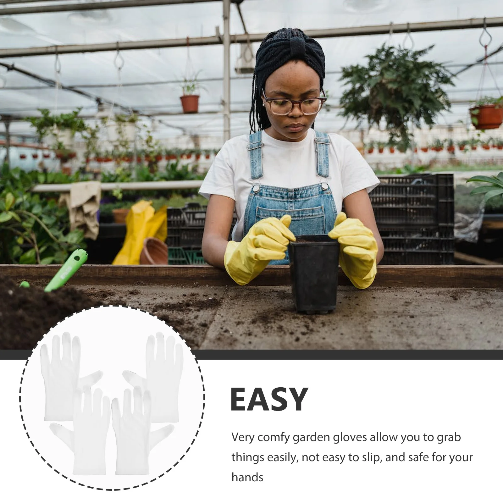 2 Pairs White Cotton Touch Screen Gloves Lightweight Breathable Garden Work Outdoor Safety Thin Protective Labor Items
2 Pairs White Cotton Touch Screen Gloves Lightweight Breathable Garden Work Outdoor Safety Thin Protective Labor Items