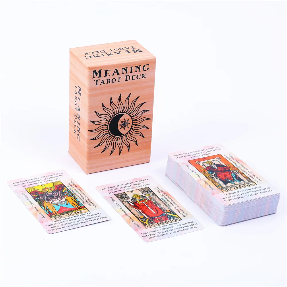 Tarot 12x7cm Card Tarot Divination One Group Party Table Social Fun Family Game Knight Tarot Cards with Guide Book
Tarot 12x7cm Card Tarot Divination One Group Party Table Social Fun Family Game Knight Tarot Cards with Guide Book