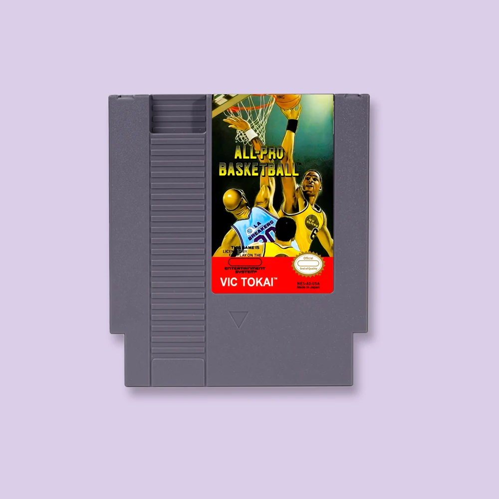 All - Pro Basketball Game Cartridge Action Game For NES 8Bit 72PIN Consoles Game Card
All - Pro Basketball Game Cartridge Action Game For NES 8Bit 72PIN Consoles Game Card