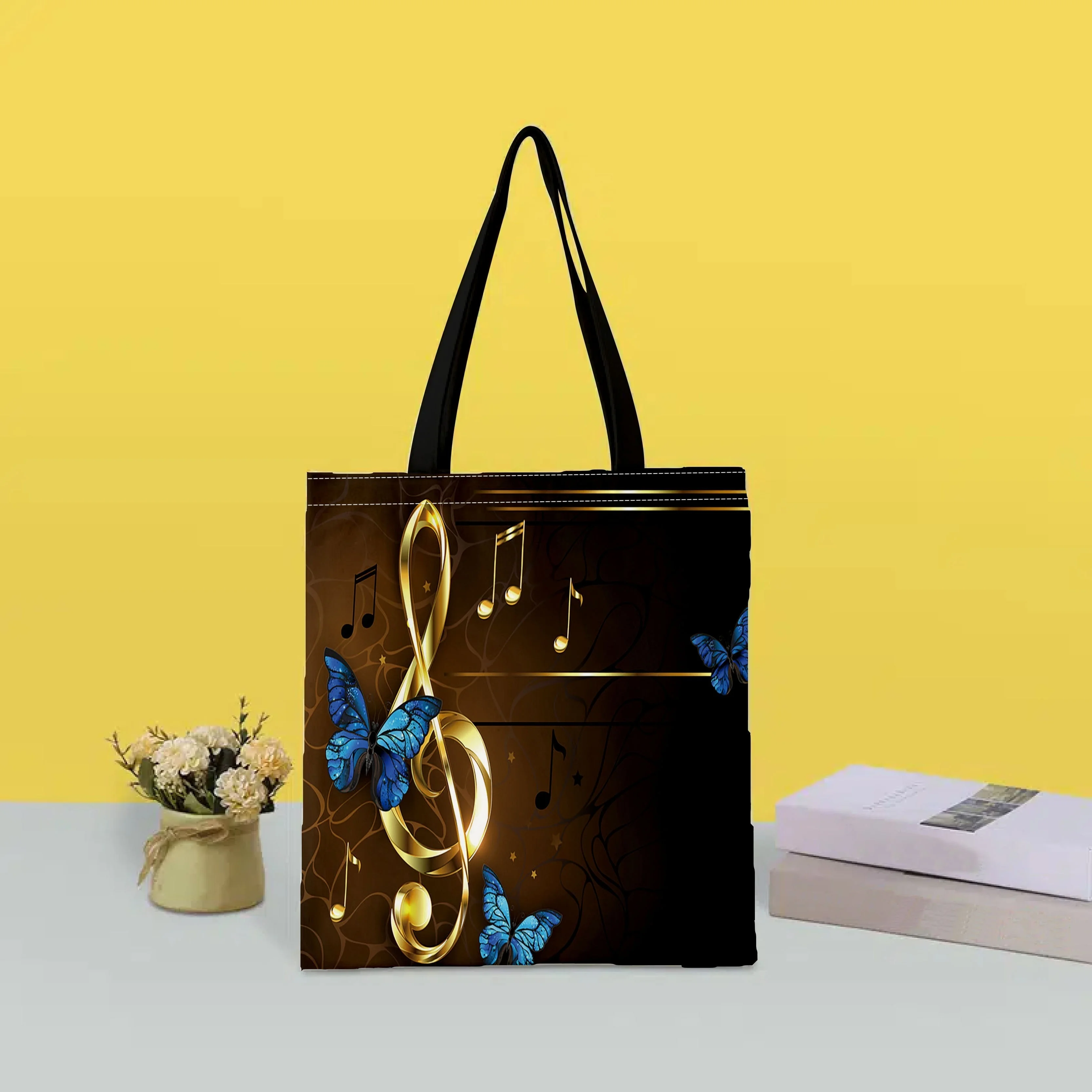 Fashion Canvas Tote Bag, Women's Trendy Shoulder Bag for Work & School, Casual Music Note Print Shopping Bag Side Bag for Ladies
Fashion Canvas Tote Bag, Women's Trendy Shoulder Bag for Work & School, Casual Music Note Print Shopping Bag Side Bag for Ladies
