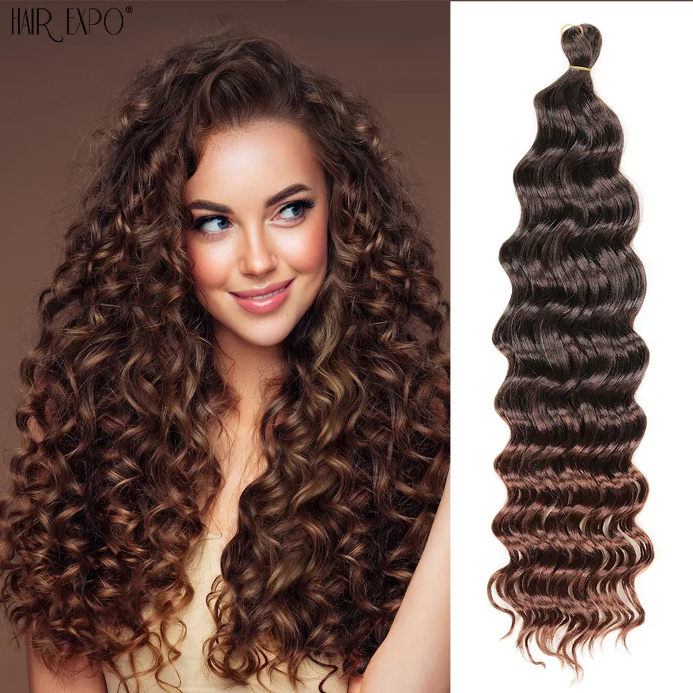 1/2/3packs Synthetic 22 inch Long Ombre Deep Wave Curly Braiding Hair Ocean Wave Crochet Hair Soft Curly Crochet Hair For Women
1/2/3packs Synthetic 22 inch Long Ombre Deep Wave Curly Braiding Hair Ocean Wave Crochet Hair Soft Curly Crochet Hair For Women