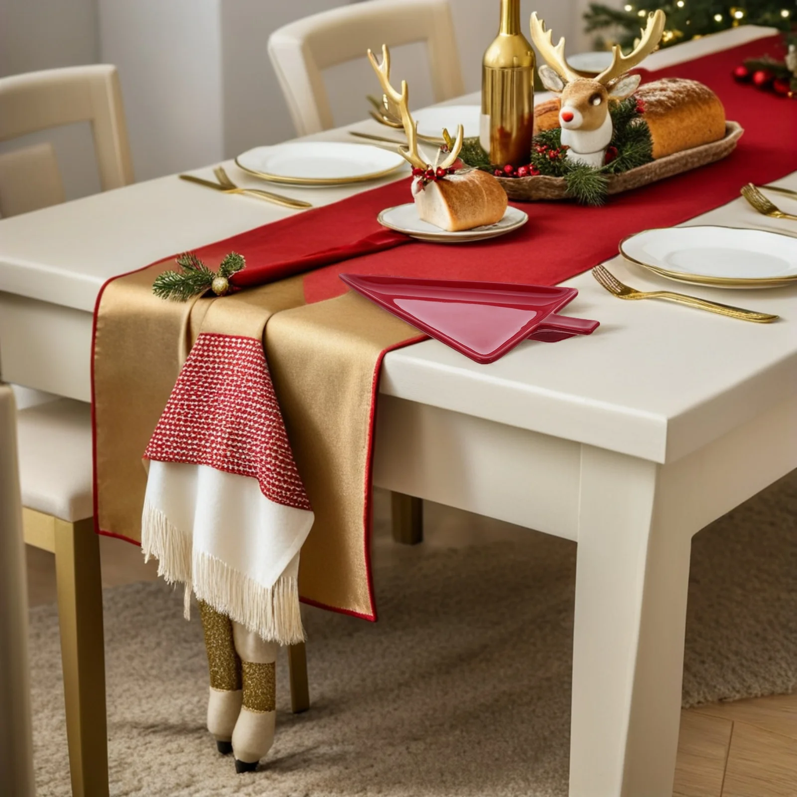 Christmas Tree Shaped Ceramic Plate Medium Holiday Serving Tray for Cookies Desserts Candy Fruits Christmas Candy Dish
Christmas Tree Shaped Ceramic Plate Medium Holiday Serving Tray for Cookies Desserts Candy Fruits Christmas Candy Dish