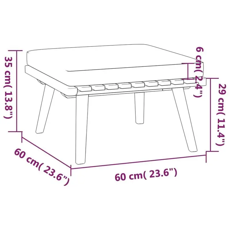 Garden Lounge Set Dark Grey Solid Acacia wood 5-piece set Modular
Garden Lounge Set Dark Grey Solid Acacia wood 5-piece set Modular