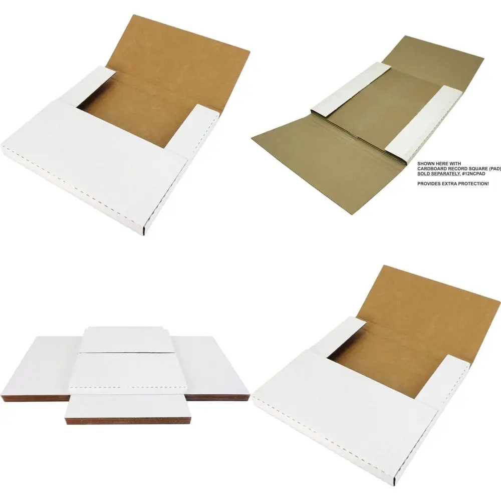 100 Pack Vinyl Record Mailers - Fits 1-3 12 Records - Adjustable Height - 32 ECT Cardboard
100 Pack Vinyl Record Mailers - Fits 1-3 12 Records - Adjustable Height - 32 ECT Cardboard