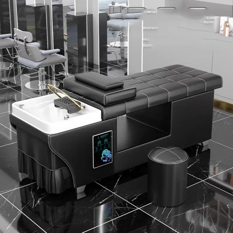 Comfort Stylist Shampo Chair Water Circulation Luxury Hair Washing Station Chair Lounge Cabeceiras Salon Equipment MQ50SC
Comfort Stylist Shampo Chair Water Circulation Luxury Hair Washing Station Chair Lounge Cabeceiras Salon Equipment MQ50SC