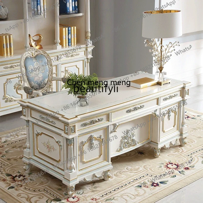 ss7304 French Furniture Wood Carved 1.8 M Bookcase European Handmade Gold Foil Bedroom Desk
ss7304 French Furniture Wood Carved 1.8 M Bookcase European Handmade Gold Foil Bedroom Desk