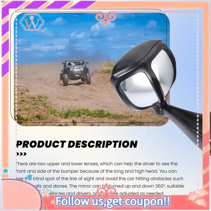 Durable Car Rear View Blind Spot Mirror Adjustable Wide Angle Rear View Mirrors Auto Hood Head Cover Sand Plate Side Mirror For
Durable Car Rear View Blind Spot Mirror Adjustable Wide Angle Rear View Mirrors Auto Hood Head Cover Sand Plate Side Mirror For