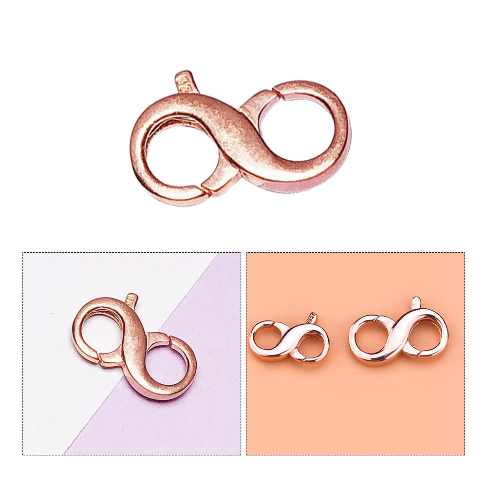 Jewelry Connector Double Opening Shortener Clasps Necklace Clip Rose Gold Making Supply Attachment
Jewelry Connector Double Opening Shortener Clasps Necklace Clip Rose Gold Making Supply Attachment