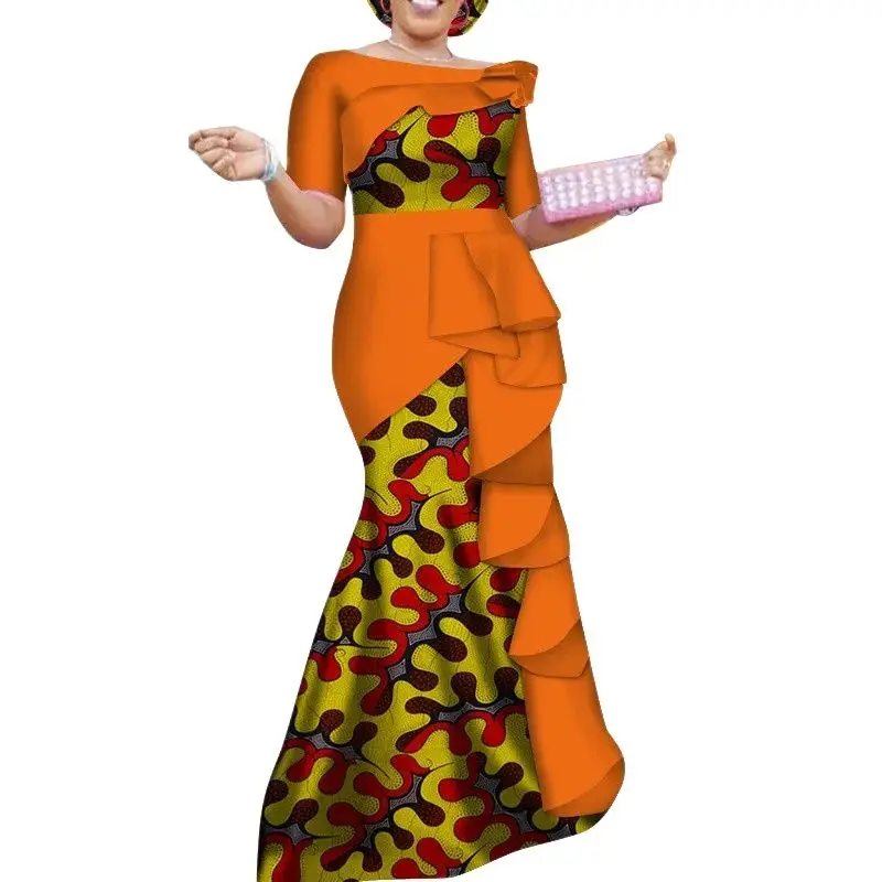 New Design Vestidos African Dresses for Women 2022 Dashiki Elegant Party Dress Plus Size Strapless Traditional African Clothing
New Design Vestidos African Dresses for Women 2022 Dashiki Elegant Party Dress Plus Size Strapless Traditional African Clothing