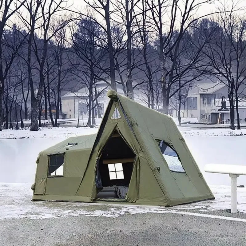 Factory Custom Luxury Multi-Person Large Oxford Four-Season Single Layer Waterproof Inflatable Camping Tent Quick Automatic
Factory Custom Luxury Multi-Person Large Oxford Four-Season Single Layer Waterproof Inflatable Camping Tent Quick Automatic