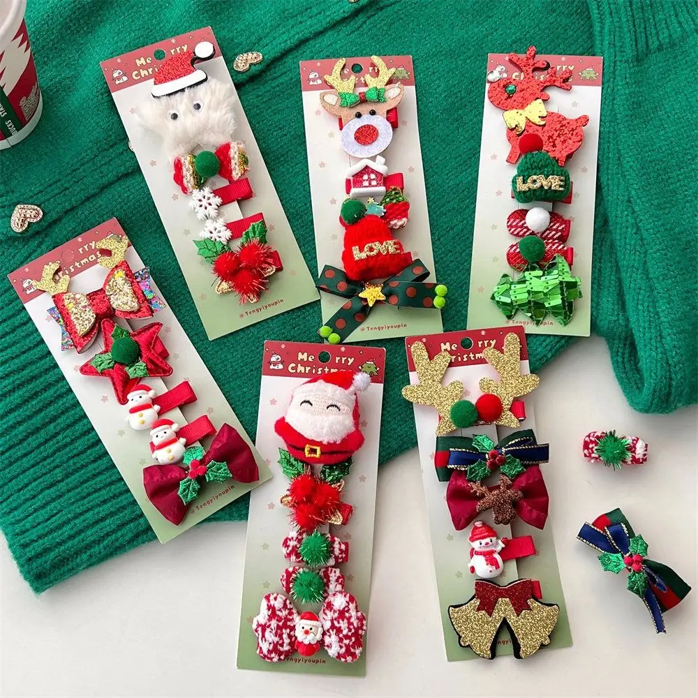 Merry Christmas Decor Christmas Hairpin Set Sequin Star Children Antler Hair Clip Santa Claus Duckbill Clip
Merry Christmas Decor Christmas Hairpin Set Sequin Star Children Antler Hair Clip Santa Claus Duckbill Clip