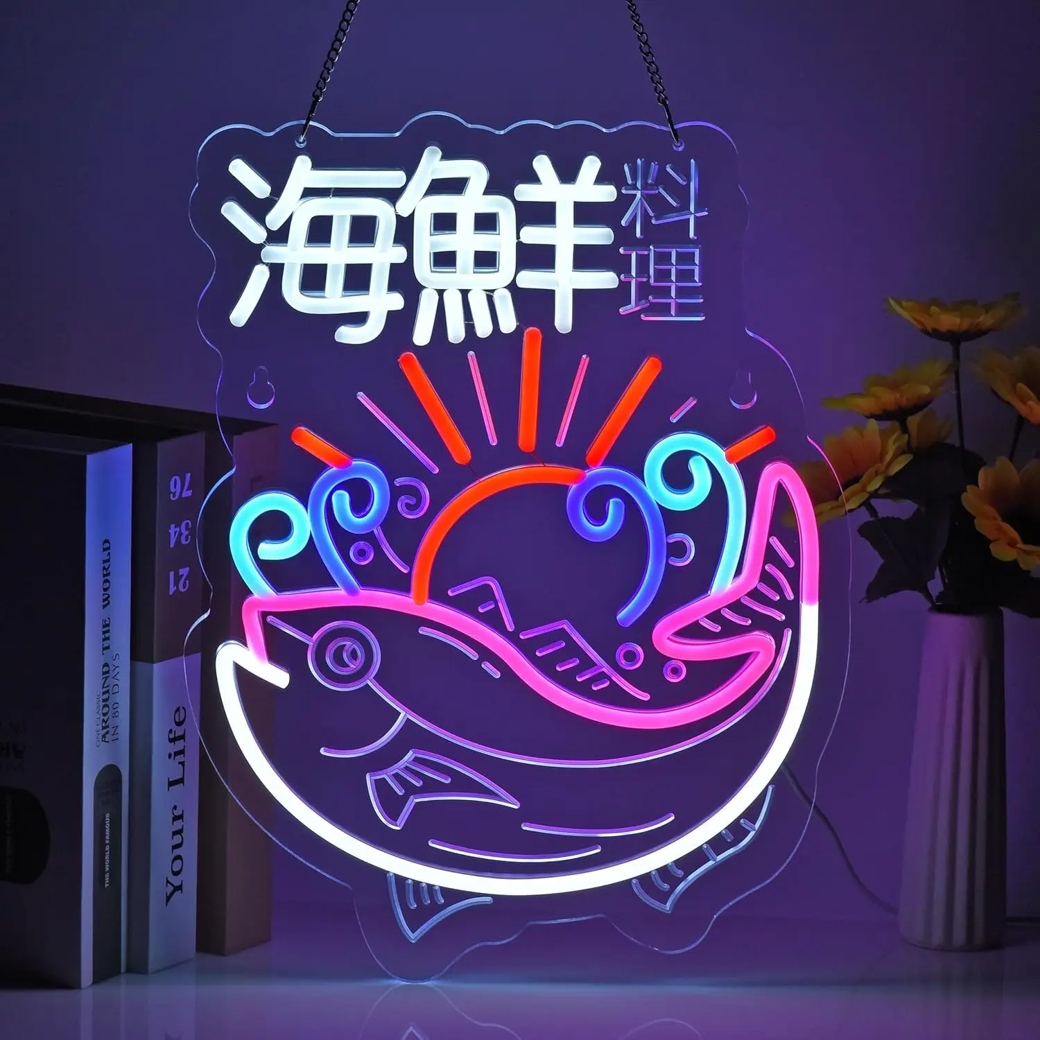 Seafood LED Neon Sign USB Dimmable Neon Light Sign for Restaurant Dining Room Bar Living Room Party Wall Decor Birthday Gifts
Seafood LED Neon Sign USB Dimmable Neon Light Sign for Restaurant Dining Room Bar Living Room Party Wall Decor Birthday Gifts