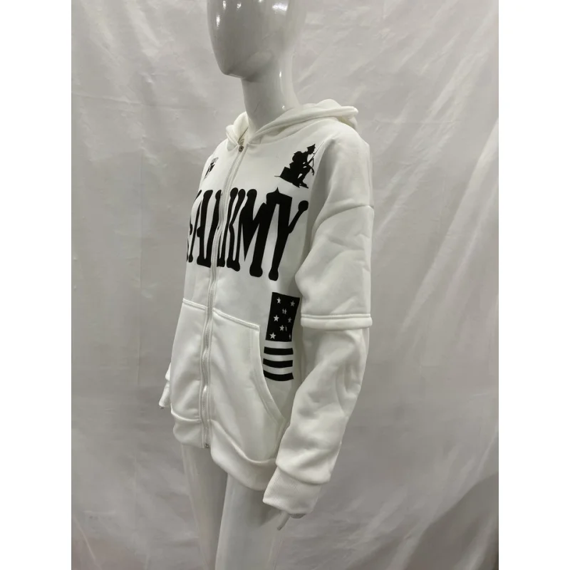 2026 New Y2K Grunge Neutral Zipper Hoodie Flag Letter Printed Punk Casual Street Hoodie Sportswear Women's Clothing Hoodies
2026 New Y2K Grunge Neutral Zipper Hoodie Flag Letter Printed Punk Casual Street Hoodie Sportswear Women's Clothing Hoodies